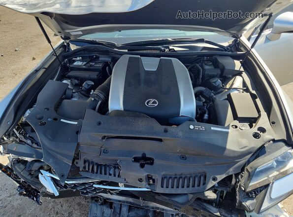 JTHBZ1BL4KA018055 2019 LEXUS GS Silver Rear interior view