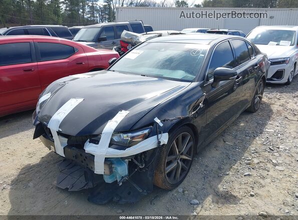 JTHBZ1BL5HA010832 2017 LEXUS GS 350 Черный Передняя левая четверть
