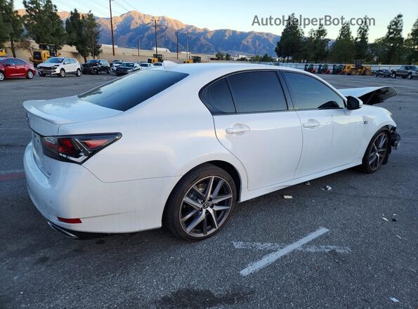 JTHBZ1BL5JA016507 2018 LEXUS GS White Задня права чверть