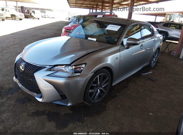 JTHBZ1BL6GA006528 2016 LEXUS GS 350 Silver წინა მარცხენა ხედი სამი მეოთხედიდან