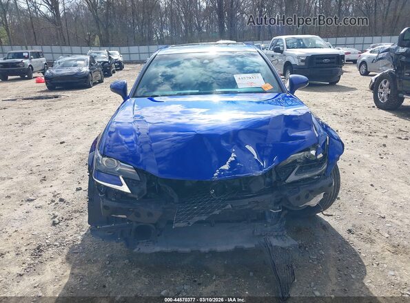 JTHBZ1BL6JA014829 2018 LEXUS GS 350 Blue Vista del cuadro de instrumentos