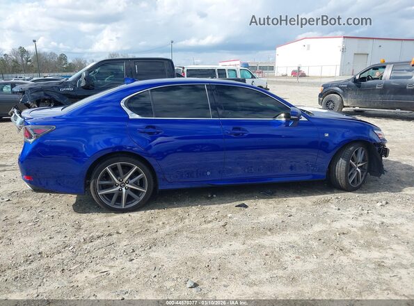 JTHBZ1BL6JA014829 2018 LEXUS GS 350 Blue Vista interior trasera