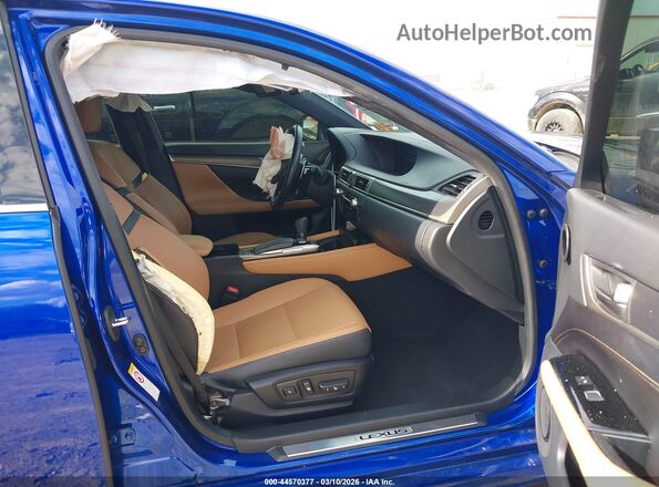 JTHBZ1BL6JA014829 2018 LEXUS GS 350 Blue Vista interior delantera