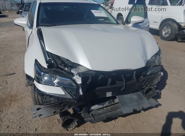 JTHBZ1BL6JA016452 2018 LEXUS GS 350 White წინა ხედი
