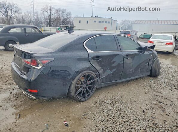 JTHBZ1BL6KA018204 2019 LEXUS GS Black Trasero derecho