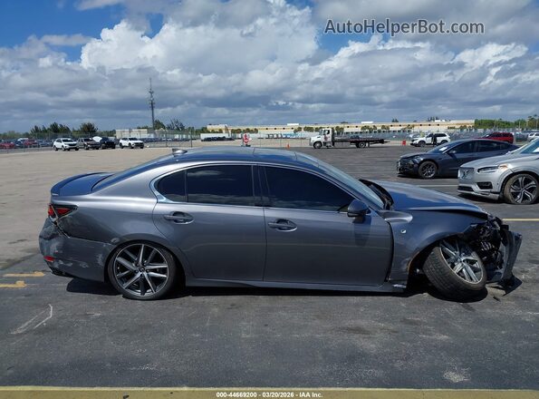 JTHBZ1BL7GA000320 2016 LEXUS GS 350 Gray Vista interior trasera