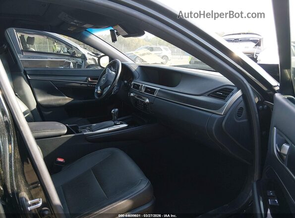 JTHBZ1BL7JA013169 2018 LEXUS GS 350 Black წინა სალონის ხედი