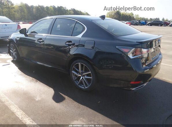 JTHBZ1BL7JA013169 2018 LEXUS GS 350 Black უკანა მარცხენა