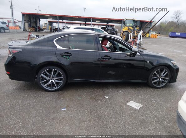 JTHBZ1BL9GA001954 2016 LEXUS GS 350 Black უკანა სალონის ხედი