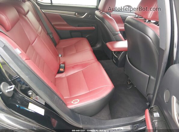 JTHBZ1BL9GA001954 2016 LEXUS GS 350 Black VIN კოდის სტიკერის ხედი