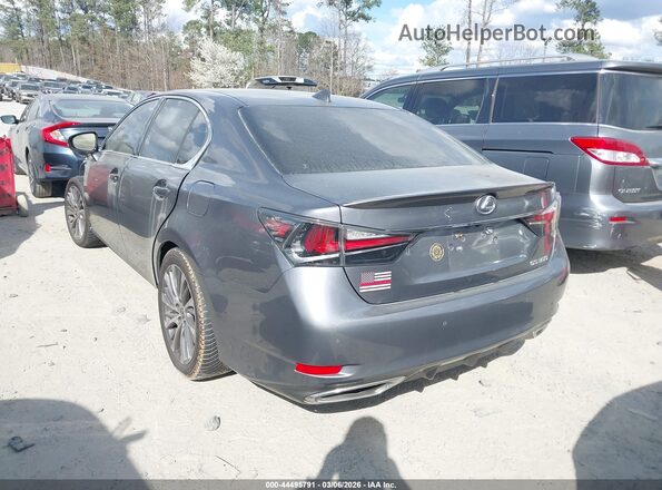 JTHBZ1BL9GA002702 2016 LEXUS GS 350 Gray Trasero izquierdo