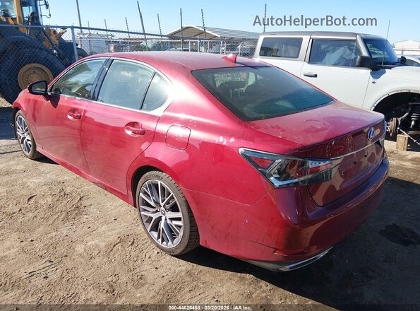 JTHBZ1BL9KA017984 2019 LEXUS GS 350 Red Tył lewy