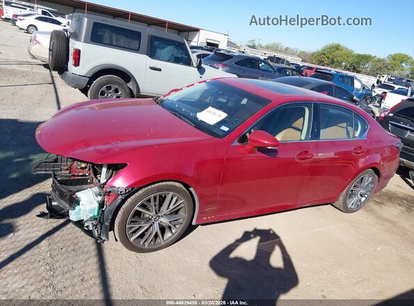 JTHBZ1BL9KA017984 2019 LEXUS GS 350 Red Widok wnętrza 360 stopni