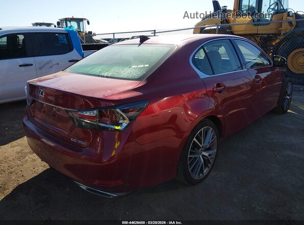 JTHBZ1BL9KA017984 2019 LEXUS GS 350 Red Tył prawy