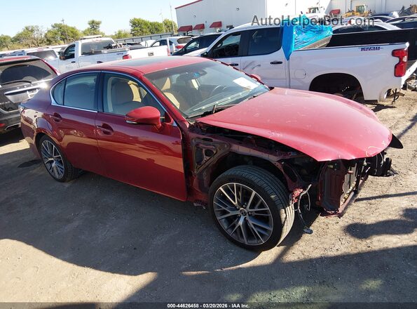 JTHBZ1BL9KA017984 2019 LEXUS GS 350 Red Widok wnętrza z tyłu