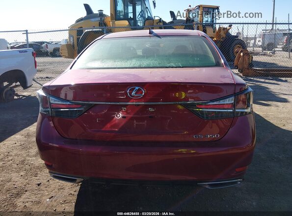 JTHBZ1BL9KA017984 2019 LEXUS GS 350 Red 