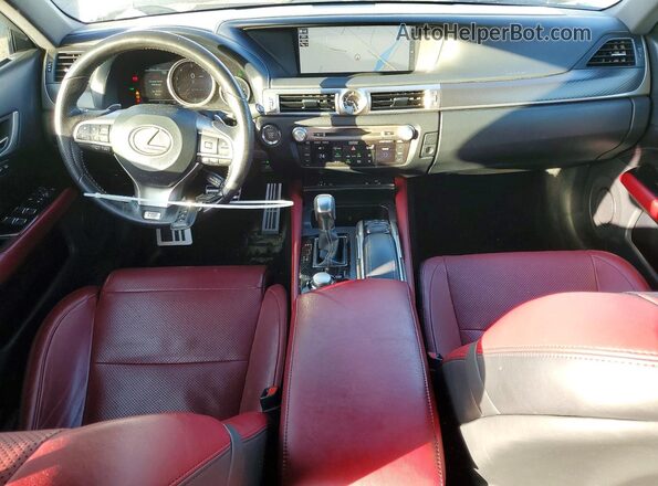 JTHBZ1BLXJA016700 2018 LEXUS GS White Вид панелі приладів