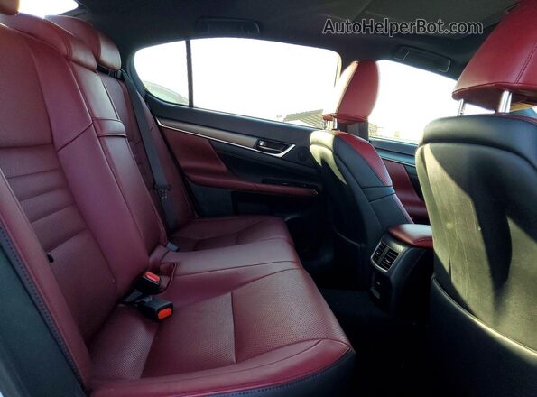 JTHBZ1BLXJA016700 2018 LEXUS GS White Вид задніх сидінь