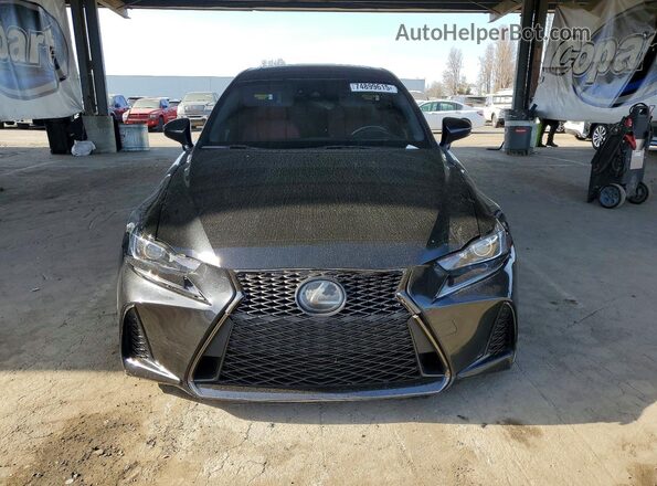JTHBZ1D20J5032305 2018 LEXUS IS Черный Вид спереди