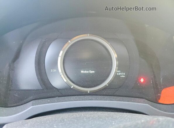 JTHBZ1D25J5033210 2018 LEXUS IS Silver Widok zestawu wskaźników