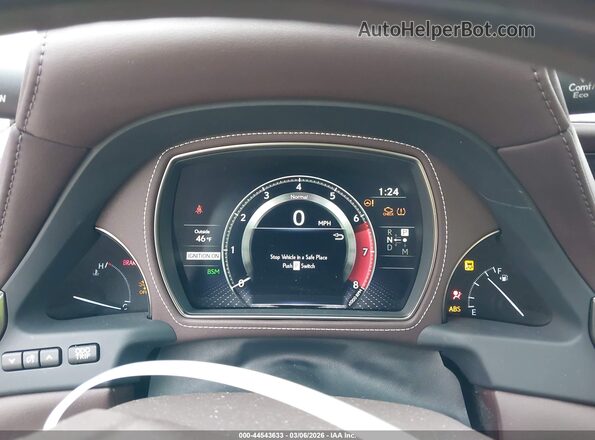 JTHC51FF9K5006092 2019 LEXUS LS 500 Red Widok tylnych siedzeń