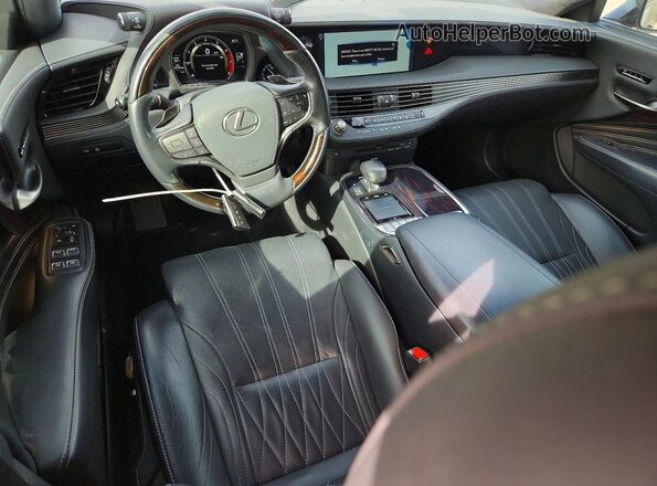 JTHC5LFF5J5002244 2018 LEXUS LS Blue Vista del salpicadero