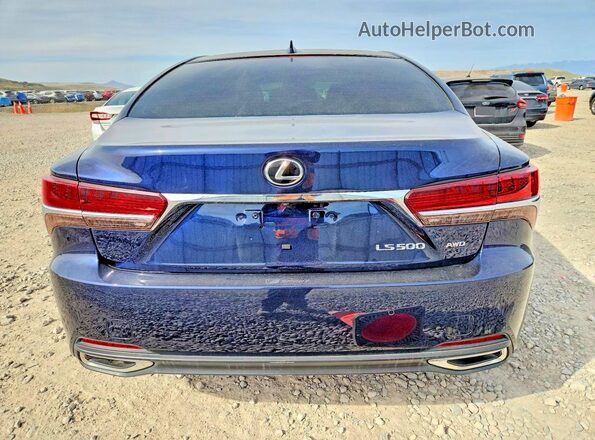 JTHC5LFF5J5002244 2018 LEXUS LS Blue Vista trasera