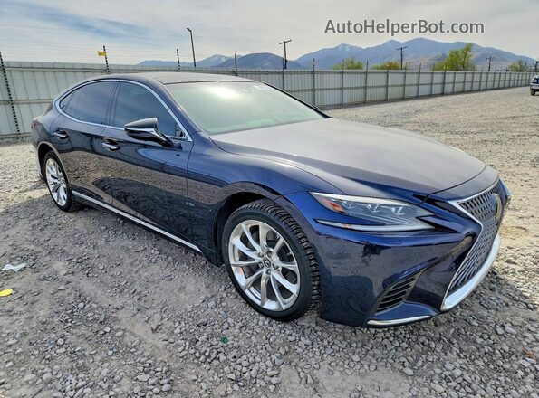 JTHC5LFF5J5002244 2018 LEXUS LS Blue Delantero derecho