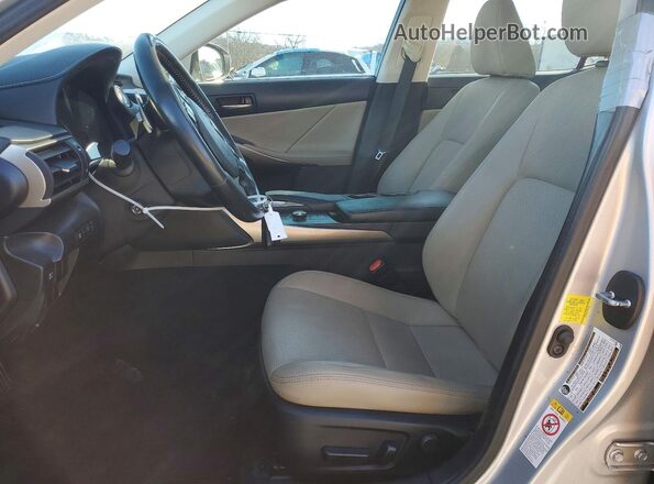 JTHC81D28K5035512 2019 LEXUS IS Silver წინა სალონის ხედი