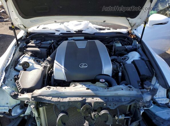 JTHC81D29J5033735 2018 LEXUS IS Белый Вид задней части салона