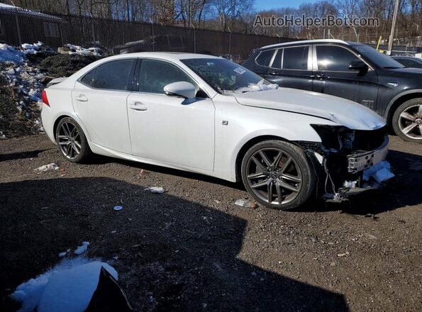 JTHC81D29J5033735 2018 LEXUS IS Белый Передняя правая четверть