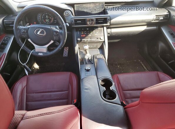 JTHC81D29J5033735 2018 LEXUS IS Белый Вид панели приборов