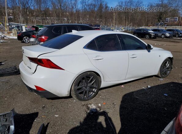 JTHC81D29J5033735 2018 LEXUS IS Белый Задняя правая четверть