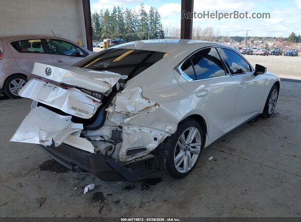 JTHC81F21M5046609 2021 LEXUS IS 300 Белый Задняя правая четверть