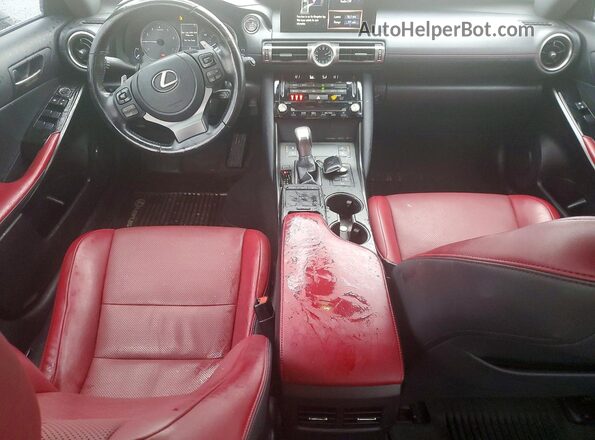 JTHC81F22M5043685 2021 LEXUS IS Gray Вид панелі приладів