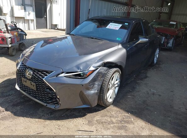 JTHCA1D24M5110102 2021 LEXUS IS 300 Blue Vista tres cuartos delantera izquierda