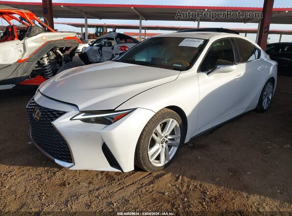 JTHCA1D25P5123705 2023 LEXUS IS 300 White Front left