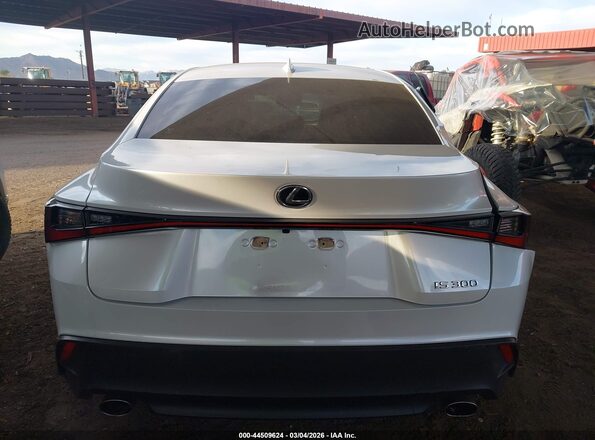 JTHCA1D25P5123705 2023 LEXUS IS 300 White 