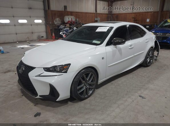 JTHCE1D20H5013084 2017 LEXUS IS 350 Белый Передняя левая четверть