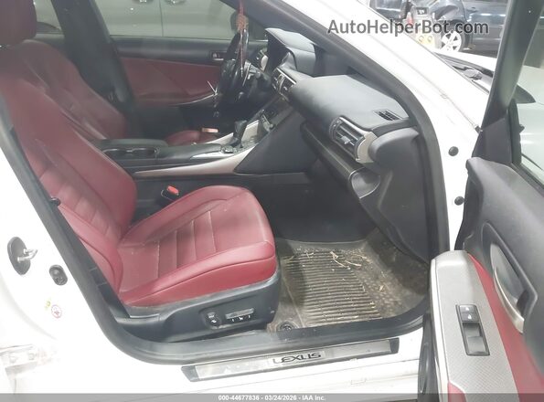 JTHCE1D20H5013084 2017 LEXUS IS 350 Белый Вид салона спереди
