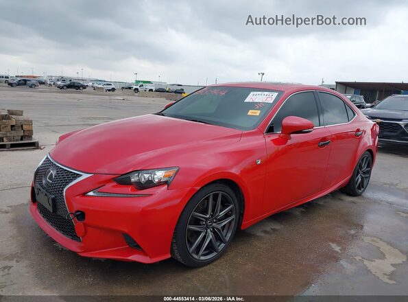JTHCE1D29G5011042 2016 LEXUS IS 350 Red Vista tres cuartos delantera izquierda