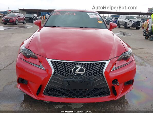 JTHCE1D29G5011042 2016 LEXUS IS 350 Red Vista frontal