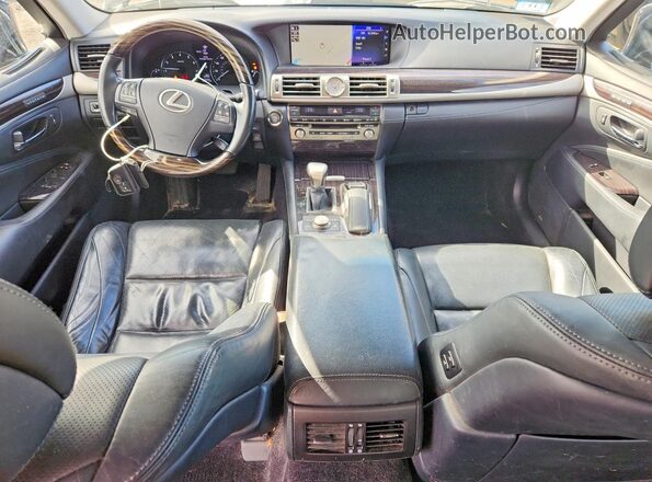 JTHCL5EF5G5025633 2016 LEXUS LS Black წინა პანელის ხედი