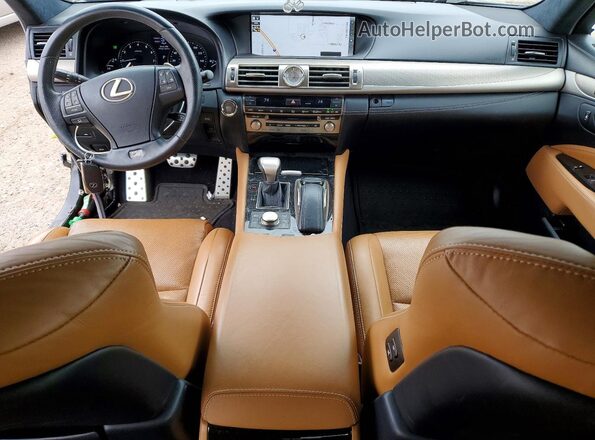 JTHCL5EF6G5026029 2016 LEXUS LS Black Вид панелі приладів
