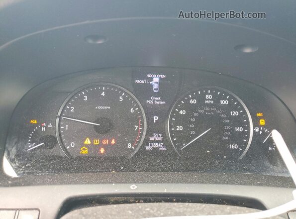 JTHCL5EF6H5028994 2017 LEXUS LS Gray Вид щитка приладів