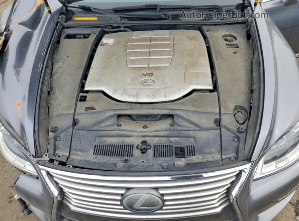 JTHCL5EF6H5028994 2017 LEXUS LS Gray Вид задньої частини салону
