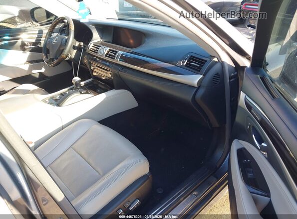 JTHCL5EFXG5026728 2016 LEXUS LS 460 Gray Սալոնի դիմացի տեսք