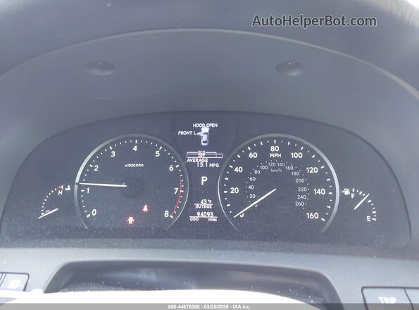 JTHCL5EFXG5026728 2016 LEXUS LS 460 Gray Հետևի նստատեղերի տեսք