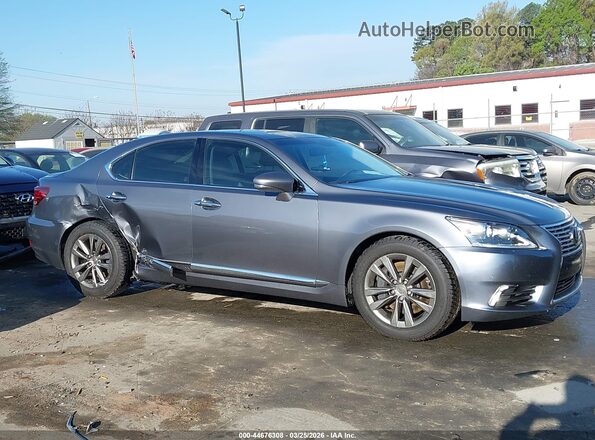 JTHCL5EFXG5026728 2016 LEXUS LS 460 Gray Սալոնի հետևի տեսք
