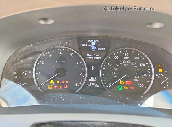 JTHCL5EFXH5029324 2017 LEXUS LS Beige Instrument cluster view